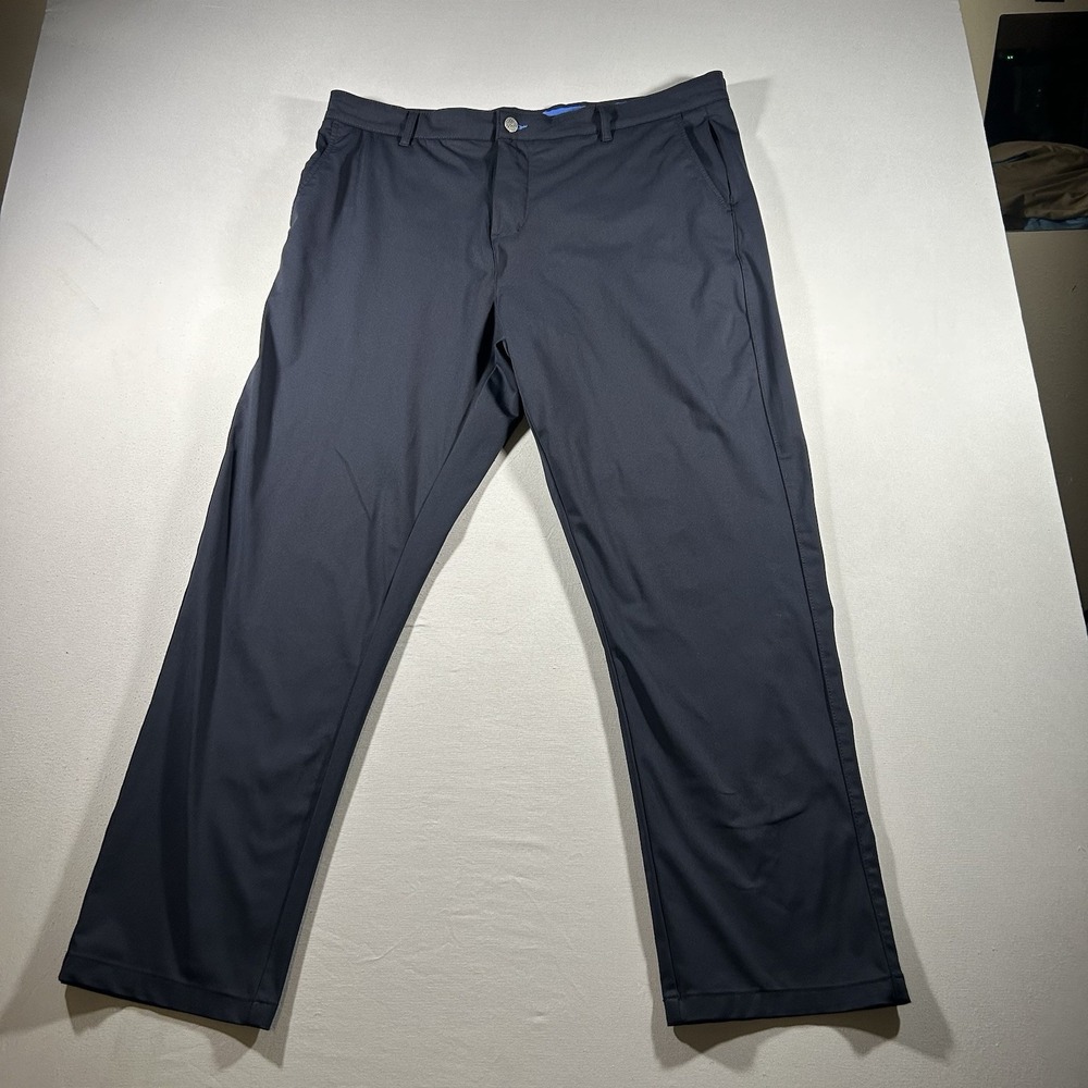 Twillory Mens Performance Tailored Fit Golf Stretch Chino Pants Navy 40x32 - Picture 2 of 10